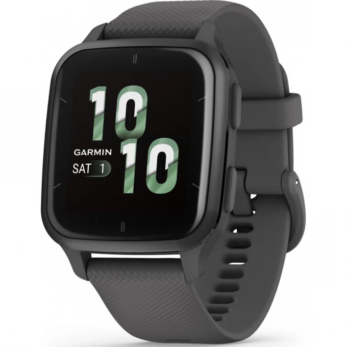 Часы GARMIN VENU SQ 2 SLATE ALUMINUM BEZEL WITH SHADOW GRAY CASE AND SILICONE BAND 010-02701-10 Часы GARMIN VENU SQ 2 SLATE ALUMINUM BEZEL WITH SHADOW GRAY CASE AND SILICONE BAND 010-02701-10