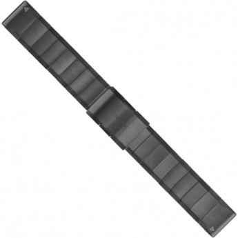 Ремешок сменный для GARMIN QUICKFIT 20MM, металлический (Тёмно-серый)
