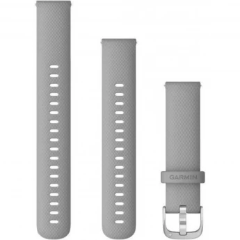 Ремешок сменный для GARMIN VIVOACTIVE 4, 18MM BAND, POWDER GRAY/STAINLESS