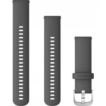 Ремешок сменный для GARMIN VIVOACTIVE 4, 22MM BAND, BLACK/SLATE