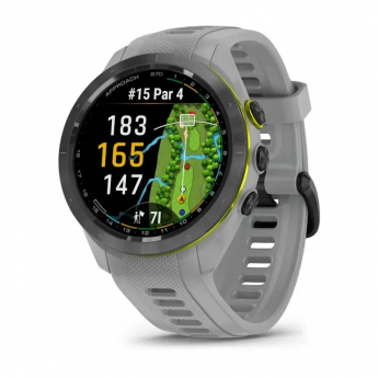 Смарт-часы GARMIN APPROACH S70 (42 мм) с черным керамическим безелем и серым ремешком Смарт-часы GARMIN APPROACH S70 (42 мм) с черным керамическим безелем и серым ремешком