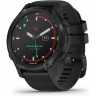 Смарт-часы GARMIN DESCENT MK2S Carbon Gray DLC Black с черным силиконовым ремешком 010-02403-04