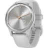 Смарт-часы GARMIN VIVOMOVE TREND с серебристым стальным безелем, серыми корпусом и ремешком 010-02665-03