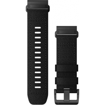 Тканевый ремешок GARMIN QUICKFIT 26 для tactix, fenix 5X/6X/7X, quatix, D2, Foretrex, Descent, тактический черный